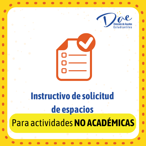 Instructivo de uso de espacios